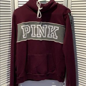 PINK cropped sweatshirt